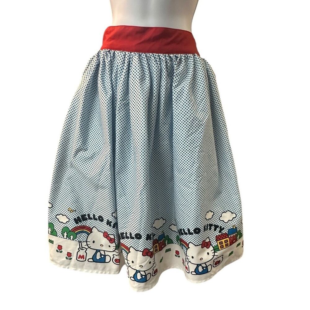 Unique Vintage x Sanrio Hello Kitty Swing Skirt Retro Rockabilly Kawaii Sz 2X/18